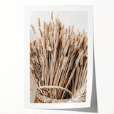 Farmhouse Wall Art - Wheat Bouquet for Rustic Country Style Decor