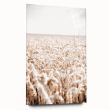 Farmhouse Wall Art - Wheat Field Design for Rustic Country Style Decor