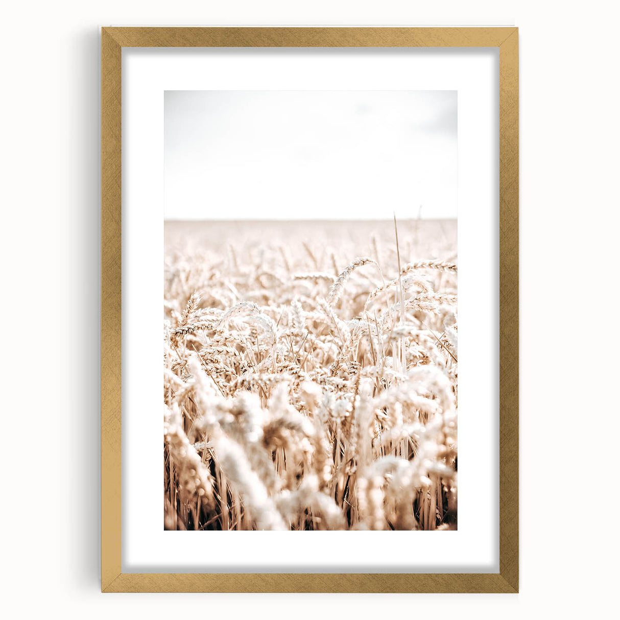 Farmhouse Wall Art - Wheat Field Design for Rustic Country Style Decor