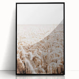 Farmhouse Wall Art - Wheat Field Design for Rustic Country Style Decor