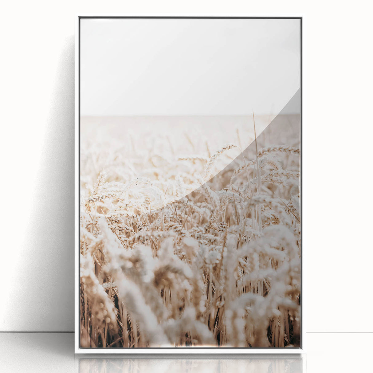 Farmhouse Wall Art - Wheat Field Design for Rustic Country Style Decor