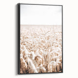 Farmhouse Wall Art - Wheat Field Design for Rustic Country Style Decor