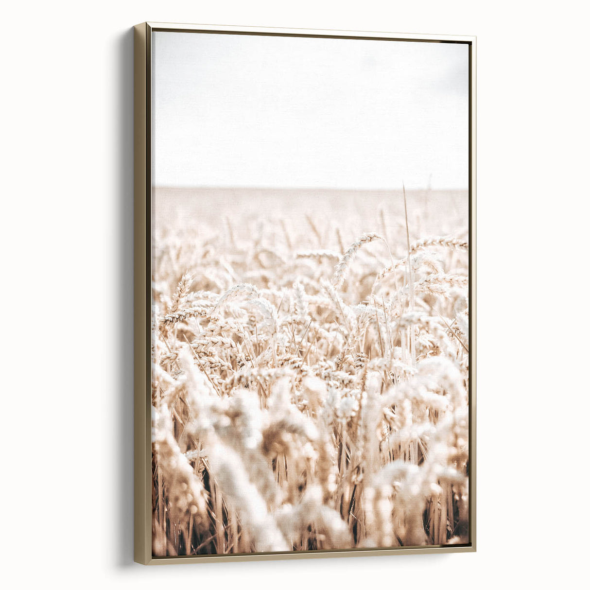 Farmhouse Wall Art - Wheat Field Design for Rustic Country Style Decor