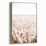 Farmhouse Wall Art - Wheat Field Design for Rustic Country Style Decor