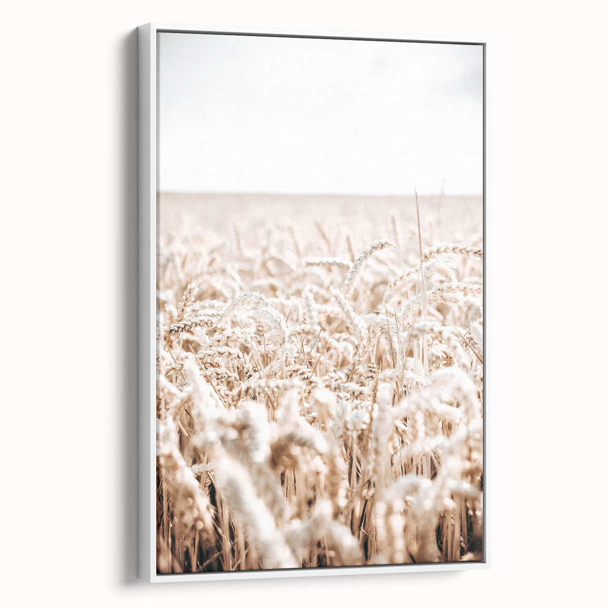 Farmhouse Wall Art - Wheat Field Design for Rustic Country Style Decor