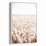 Farmhouse Wall Art - Wheat Field Design for Rustic Country Style Decor