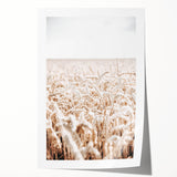 Farmhouse Wall Art - Wheat Field Design for Rustic Country Style Decor