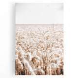 Farmhouse Wall Art - Wheat Field Design for Rustic Country Style Decor