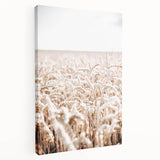 Farmhouse Wall Art - Wheat Field Design for Rustic Country Style Decor