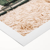 Farmhouse Wall Art - Wheat Harvest with Tractor for Rustic Country Decor