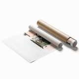 Farmhouse Wall Art - Wheat Harvest with Tractor for Rustic Country Decor