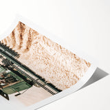 Farmhouse Wall Art - Wheat Harvest with Tractor for Rustic Country Decor