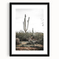 Farmhouse Wall Art - Desert Cactus Scene for Rustic Country Decor