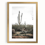Farmhouse Wall Art - Desert Cactus Scene for Rustic Country Decor