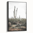 Farmhouse Wall Art - Desert Cactus Scene for Rustic Country Decor