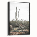 Farmhouse Wall Art - Desert Cactus Scene for Rustic Country Decor