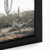 Farmhouse Wall Art - Desert Cactus Scene for Rustic Country Decor