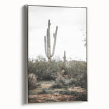 Farmhouse Wall Art - Desert Cactus Scene for Rustic Country Decor