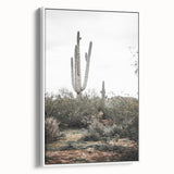 Farmhouse Wall Art - Desert Cactus Scene for Rustic Country Decor