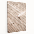 Farmhouse Wall Art - Aerial View of Harvested Field for Rustic Decor