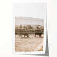 Farmhouse Wall Art - Cows Grazing in Pasture for Rustic Country Decor
