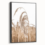 Farmhouse Wall Art - Wheat Grass in Wind for Rustic Country Decor