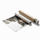 Farmhouse Wall Art - Rustic Barn with Garden Flowers for Country Decor