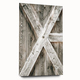 Rustic Farmhouse Decor - Wooden Barn Door Wall Art for Country Style