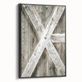 Rustic Farmhouse Decor - Wooden Barn Door Wall Art for Country Style