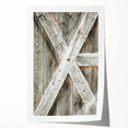 Rustic Farmhouse Decor - Wooden Barn Door Wall Art for Country Style