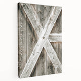 Rustic Farmhouse Decor - Wooden Barn Door Wall Art for Country Style