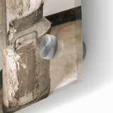 Rustic Farmhouse Wall Art: Antique Milk Can with Pampas Grass Décor