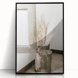Rustic Farmhouse Wall Art: Antique Milk Can with Pampas Grass Décor