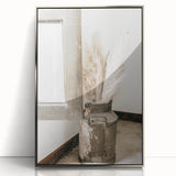Rustic Farmhouse Wall Art: Antique Milk Can with Pampas Grass Décor