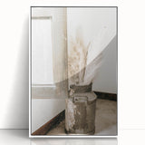 Rustic Farmhouse Wall Art: Antique Milk Can with Pampas Grass Décor