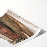 Farmhouse Wall Art: Rustic Red Barn with Metal Roof Country Décor