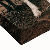 Farmhouse Wall Art: Rustic Barn with Goats and Sheep Country Décor