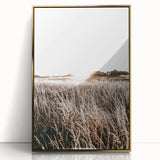 Farmhouse Wall Art: Golden Sunset Over Wheat Field Country Décor
