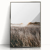 Farmhouse Wall Art: Golden Sunset Over Wheat Field Country Décor