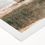 Farmhouse Wall Art: Rustic House with Mountain Backdrop Country Décor