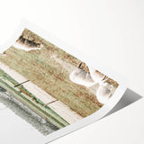 Farmhouse Wall Art: Rustic Country Style with Grazing Sheep Scene
