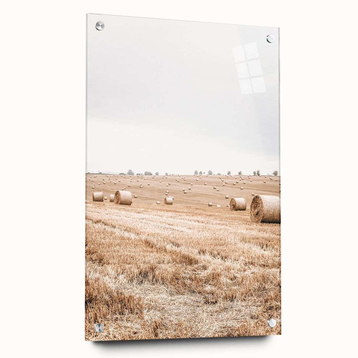 Farmhouse Wall Art: Rolling Hay Fields for Rustic Country Charm