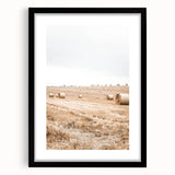 Farmhouse Wall Art: Rolling Hay Fields for Rustic Country Charm