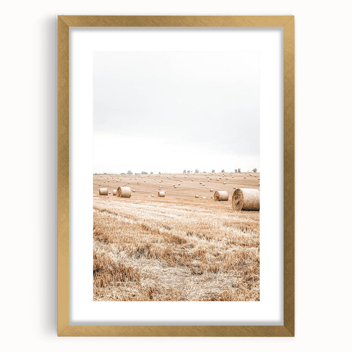Farmhouse Wall Art: Rolling Hay Fields for Rustic Country Charm
