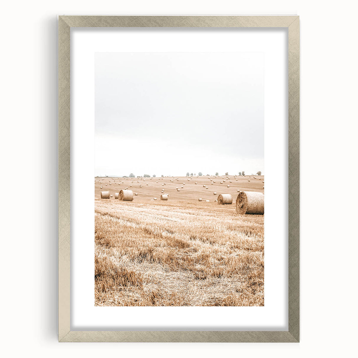 Farmhouse Wall Art: Rolling Hay Fields for Rustic Country Charm