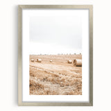 Farmhouse Wall Art: Rolling Hay Fields for Rustic Country Charm