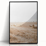 Farmhouse Wall Art: Rolling Hay Fields for Rustic Country Charm