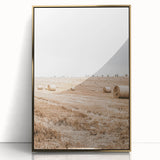 Farmhouse Wall Art: Rolling Hay Fields for Rustic Country Charm