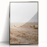 Farmhouse Wall Art: Rolling Hay Fields for Rustic Country Charm