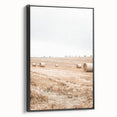 Farmhouse Wall Art: Rolling Hay Fields for Rustic Country Charm